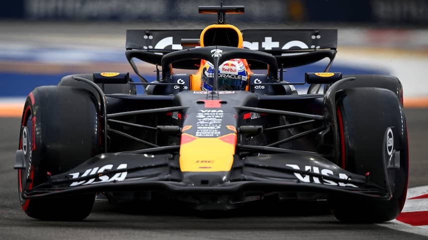 Verstappen continues good shape and is the fastest in third training Singapore